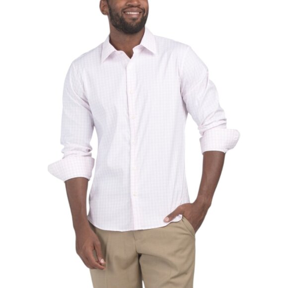 BONOBOS Slim Fit Tech Button Down Shirt - Picture 1 of 3